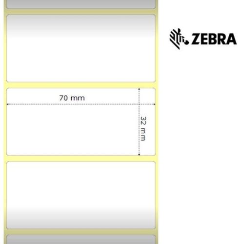 Zebra suoralämpötarra 1000D 70x32mm, 12 rullaa